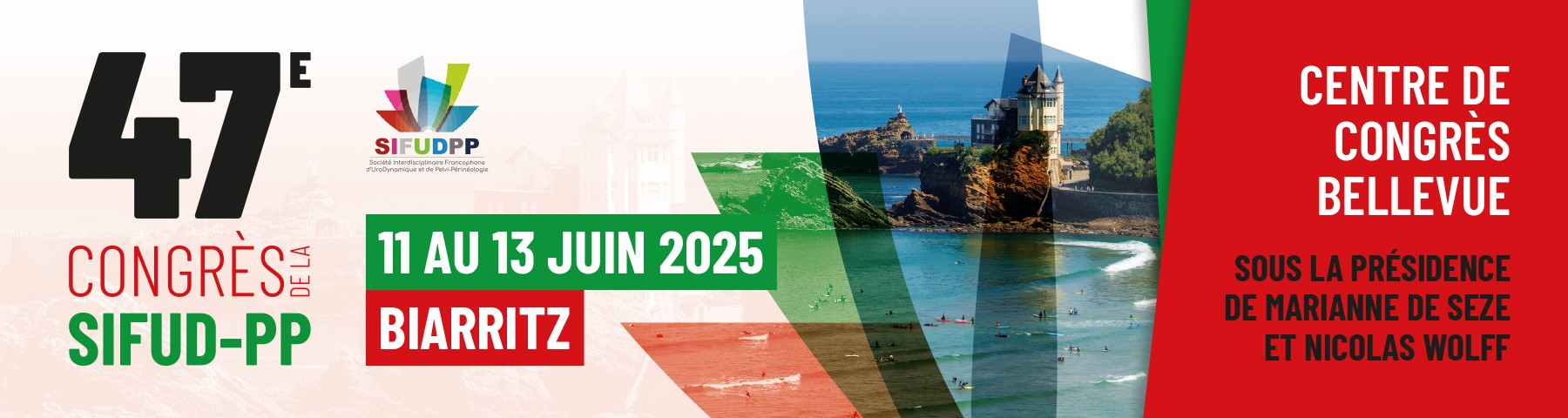 47ème Congrés SIFUD-PP, Biarritz 11-13 juin 2025